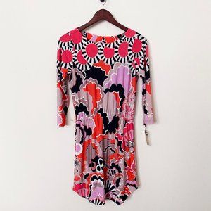 Neiman Marcus Mod Print 3/4 Sleeve Ali Ro Dress